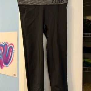 PINK Victoria's Secret Kids Black Leggings